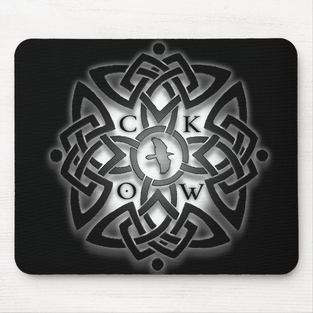 KELTISCHE KRÄHE MOUSEPAD (Vorne)