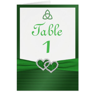 Keltische Liebe-Knoten-Tabellen-Karte