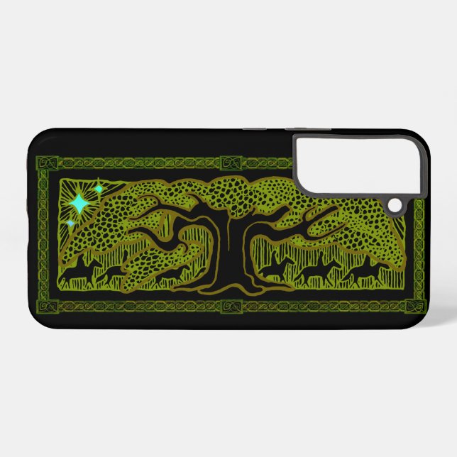 Keltische Magie - Der große Baum Samsung Galaxy Hülle (Rückseite (Horizontal))
