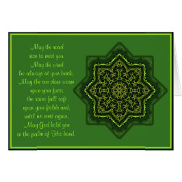 Keltische Mandala A035, die Card.2-May die Straße