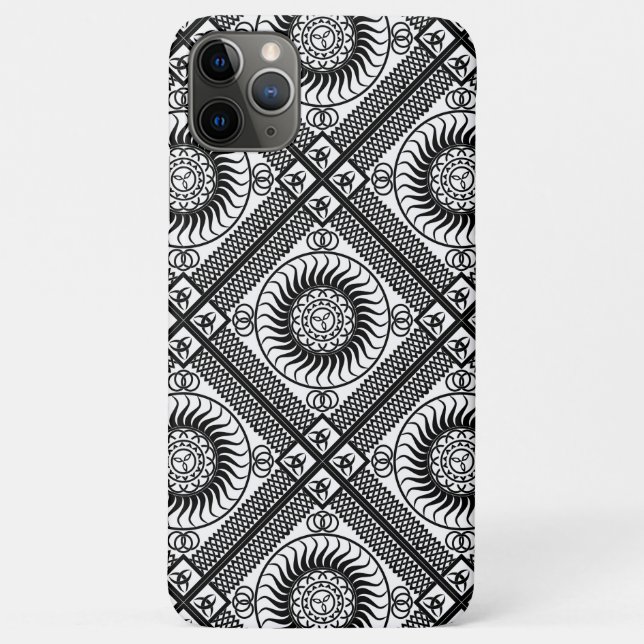 Keltische Ornament-Diagonale Case-Mate iPhone Hülle (Rückseite)