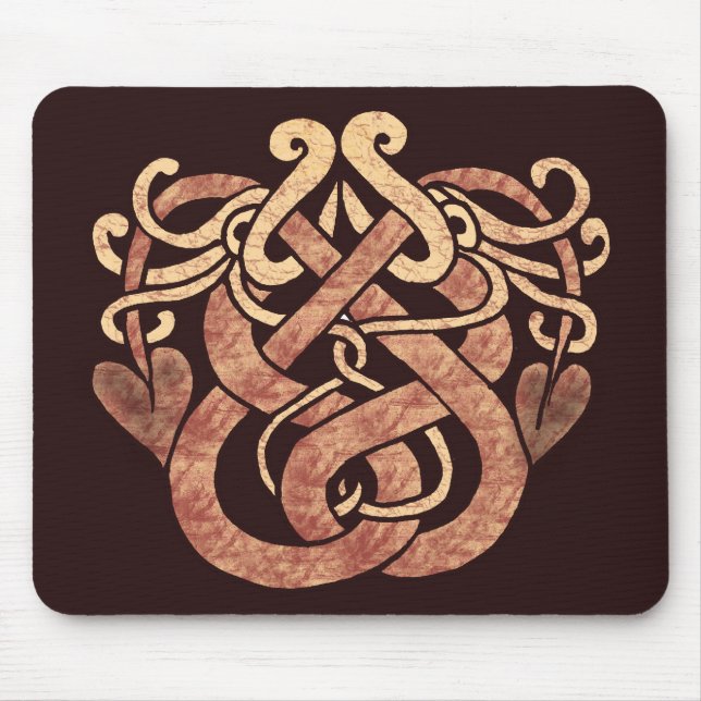 Keltische Schlangen Mousepad (Vorne)