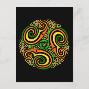 Keltische Spiralen Postkarte
