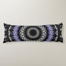 Keltische Stammes- Mandala (blau)