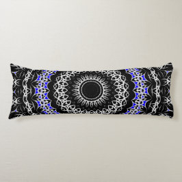 Keltische Stammes- Mandala (blau) Seitenschläferkissen