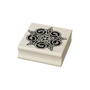 keltische Star Art Briefmarke Gummistempel