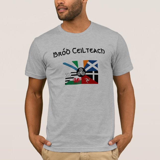Keltische Stolz-Flagge von Nationen T-Shirt (Vorderseite)