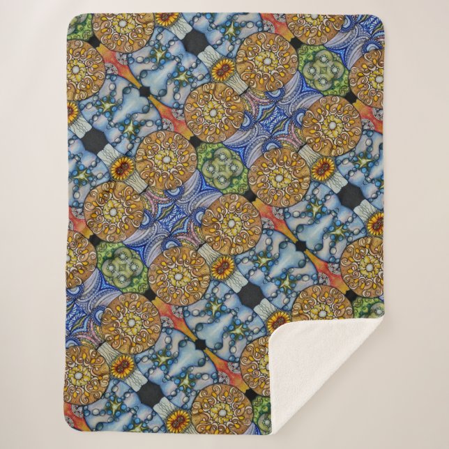 Keltische Stones Sherpadecke (Vorderseite)