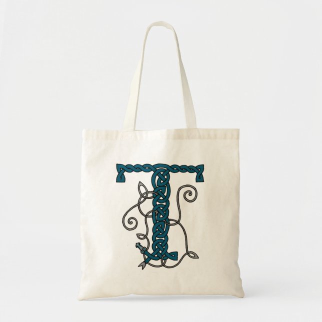 Keltische Tasche des Buchstaben T (Vorne)