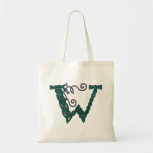Keltische Tasche des Buchstaben W