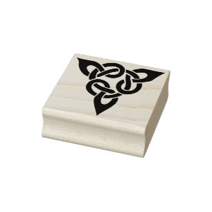 keltische Triangle-Briefmarke Gummistempel
