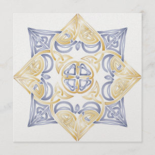 Keltische Wedding Knoten-Einladung (traditionell) Einladung