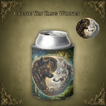Keltische Yin Yang Wölfe – Steampunk Harmonie.