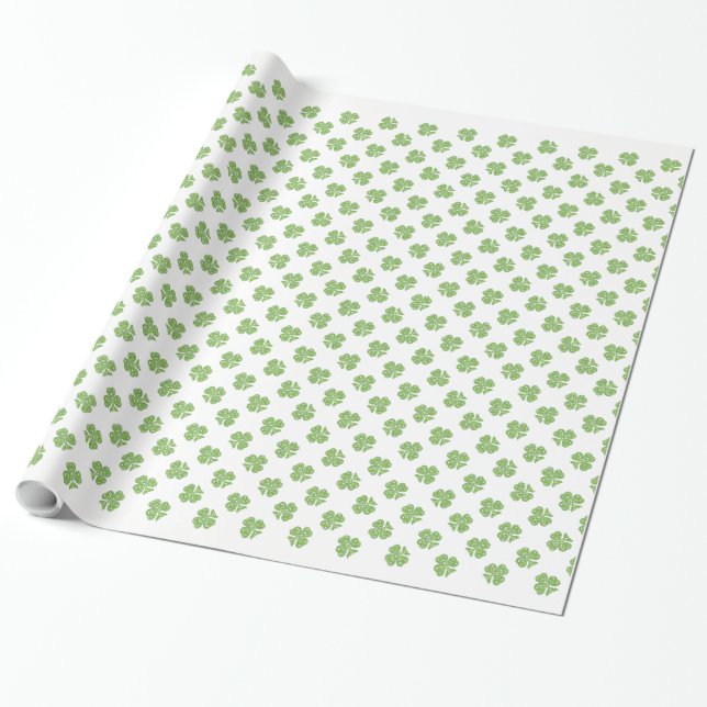 Keltischen Kleeblatt-St Patrick Geschenkpapier (Ungerollt)