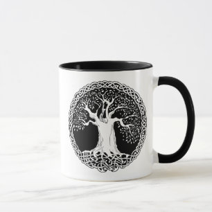 Keltischer Baum (2-sided) Tasse