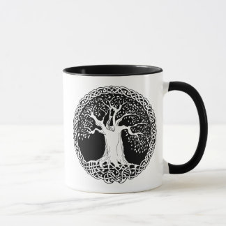 Keltischer Baum (2-sided) Tasse