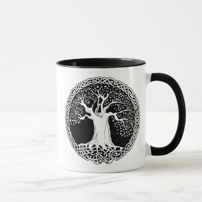 Keltischer Baum (2-sided) Tasse (Rechts)