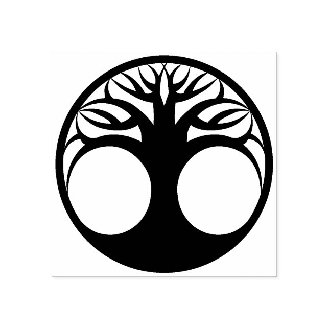 Keltischer Baum der Briefmarke aus Kautschuk Gummistempel (Prägung)