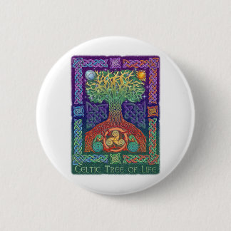 Keltischer Baum des Lebens Button