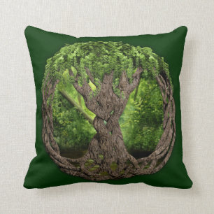 Keltischer Baum des Lebens Kissen