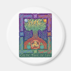 Keltischer Baum des Lebens Magnet
