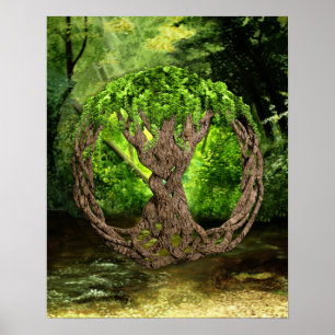 Keltischer Baum Poster