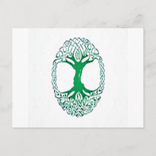keltischer Baum Postkarte