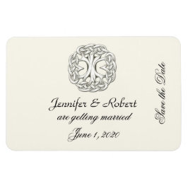 Keltischer Baum Save the Date Magnet