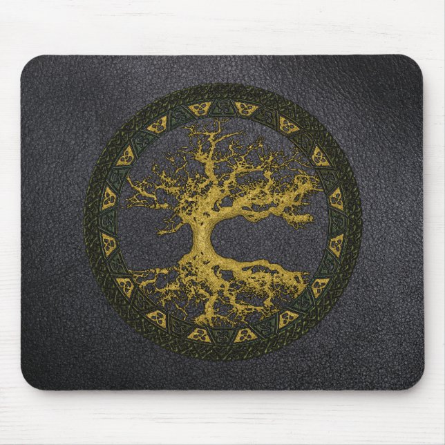 Keltischer Baum [Yggdrasil][alt] Mousepad (Vorne)