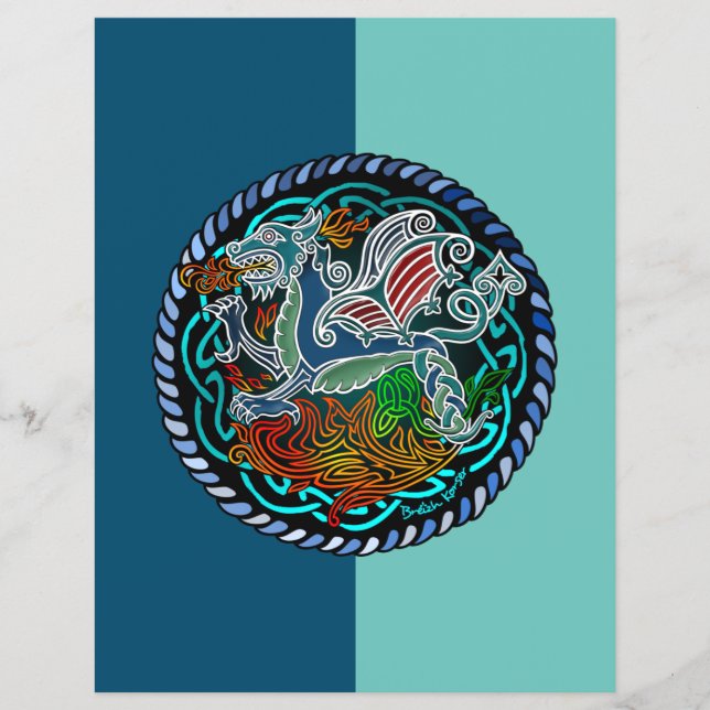 Keltischer Drache Flyer (Vorne)