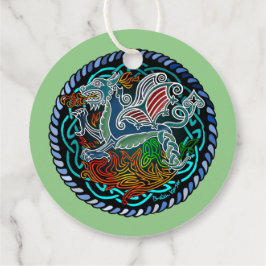 Keltischer Drache Geschenkanhänger