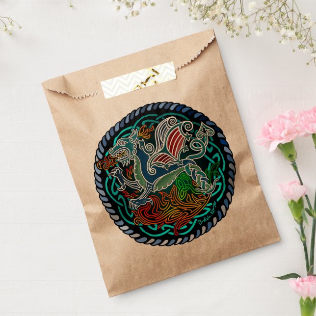 Keltischer Drache Geschenktütchen (Versiegelt)