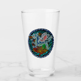 Keltischer Drache Glas
