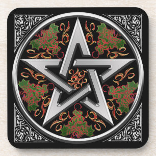 Keltischer DrachePentagram Untersetzer