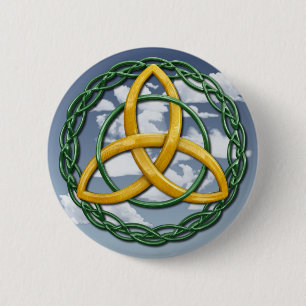 Keltischer Dreiheits-Knoten Button
