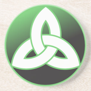 Keltischer Dreiheits-Knoten oben Untersetzer