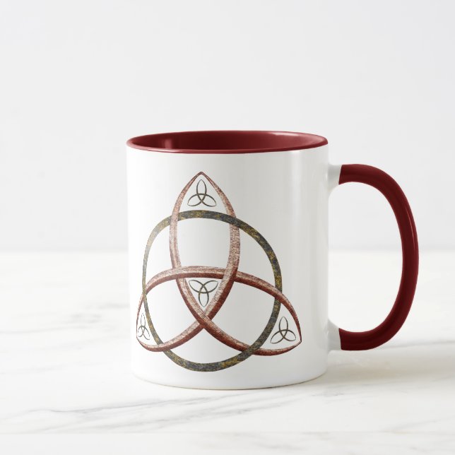 Keltischer Dreiheits-Knoten Tasse (Rechts)