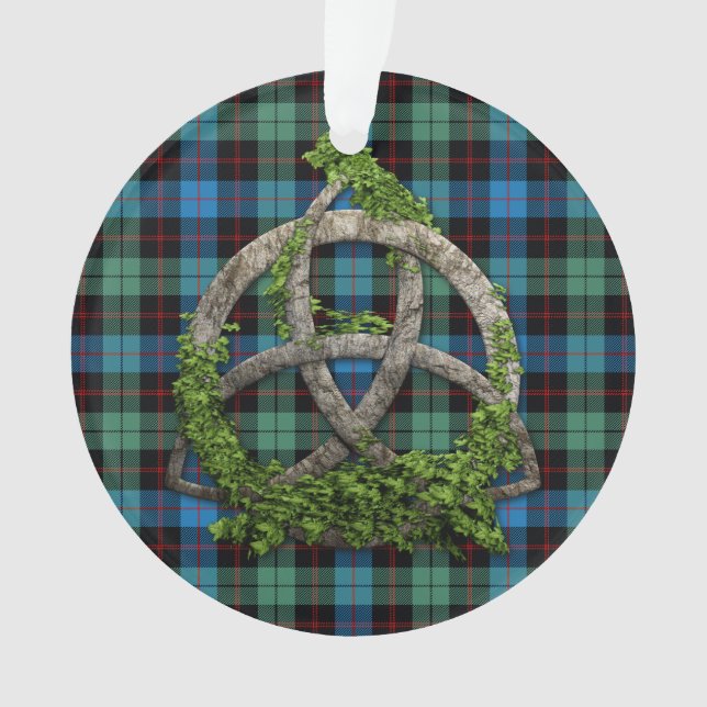 Keltischer Dreiheits-Knoten und Clan Guthrie Ornament (Vorderseite)
