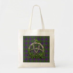 Keltischer Dreiheits-Knoten und Clan MacDonald von Tragetasche