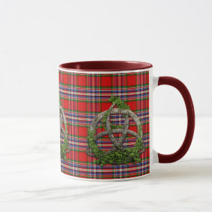 Keltischer Dreiheits-Knoten und Clan MacFarlane Tasse