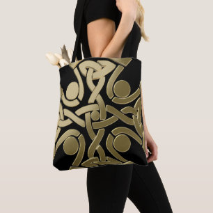 Keltischer Goldener Knoten Tasche