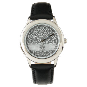 Keltischer Göttin-Baum Armbanduhr