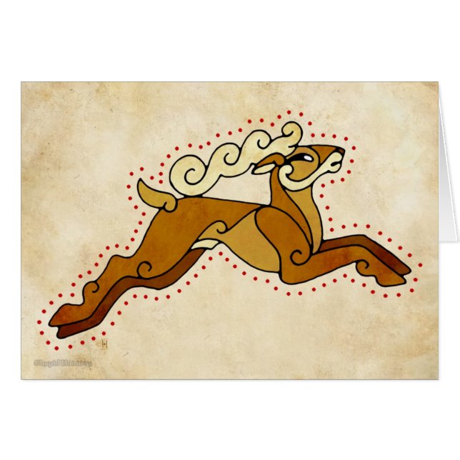 Keltischer Hirsch (Vorderseite (Horizontal))