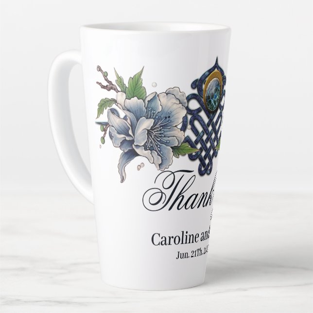 keltischer Knoten Milchtasse (Linke Ecke)