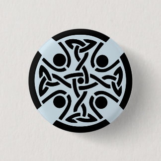 Keltischer Knotenentwurf Knopf Button