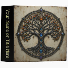 Keltischer Lebensbaum 3-Ring-Binder