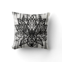 Keltischer Lotus-Mandala – minimalistisches Schwar