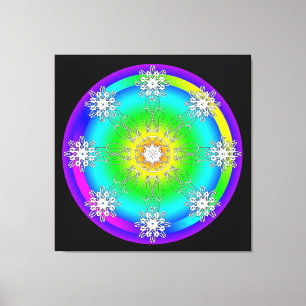 Keltischer Mandala-Leinwanddruck Leinwanddruck