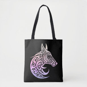 Keltischer nordischer Winterfuchs Tasche