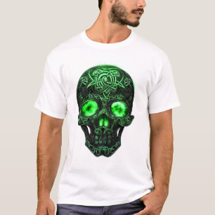 Keltischer Runen-Schädel T-Shirt